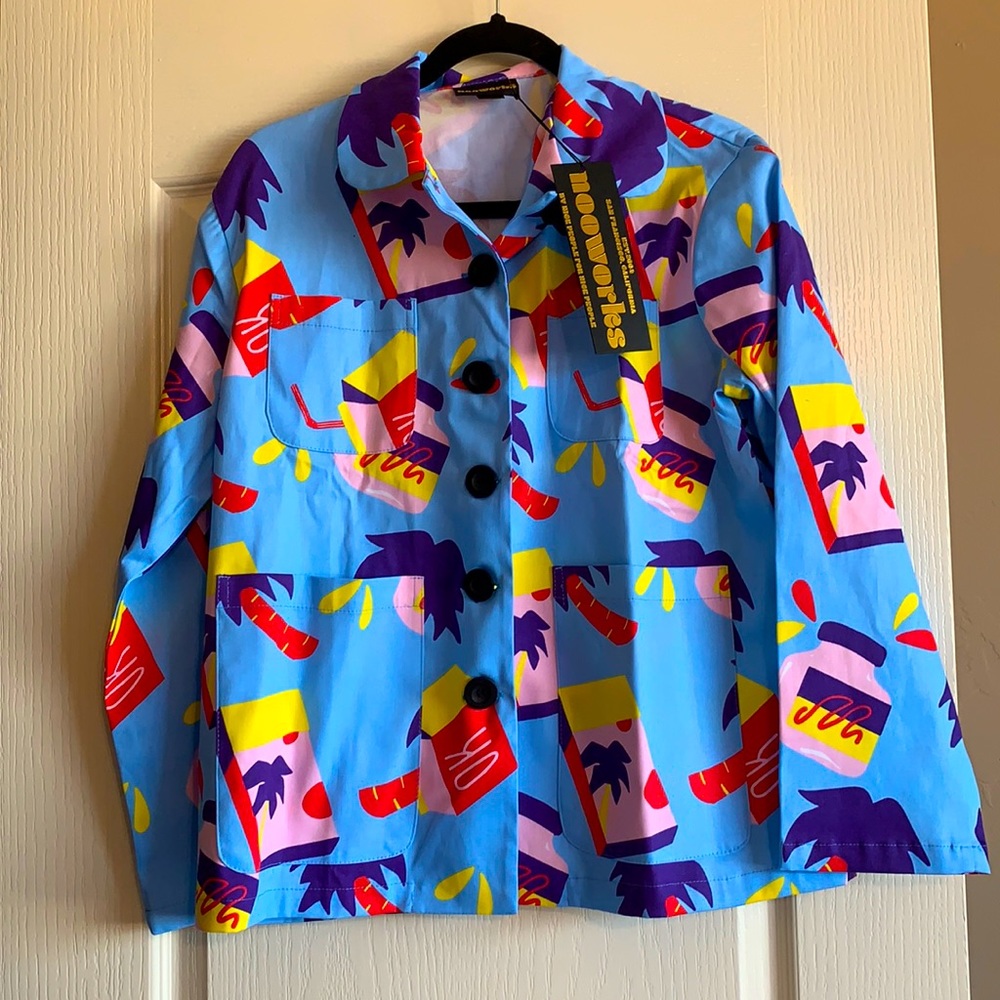Nooworks Jacket Snacks NWT Medium